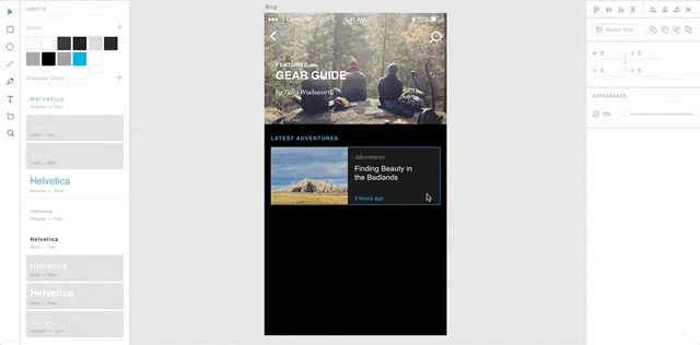 Adobe XD还具有一系列独特的功能