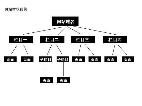 网站页面结构