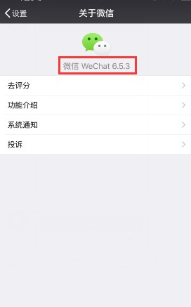确定微信的具体版本
